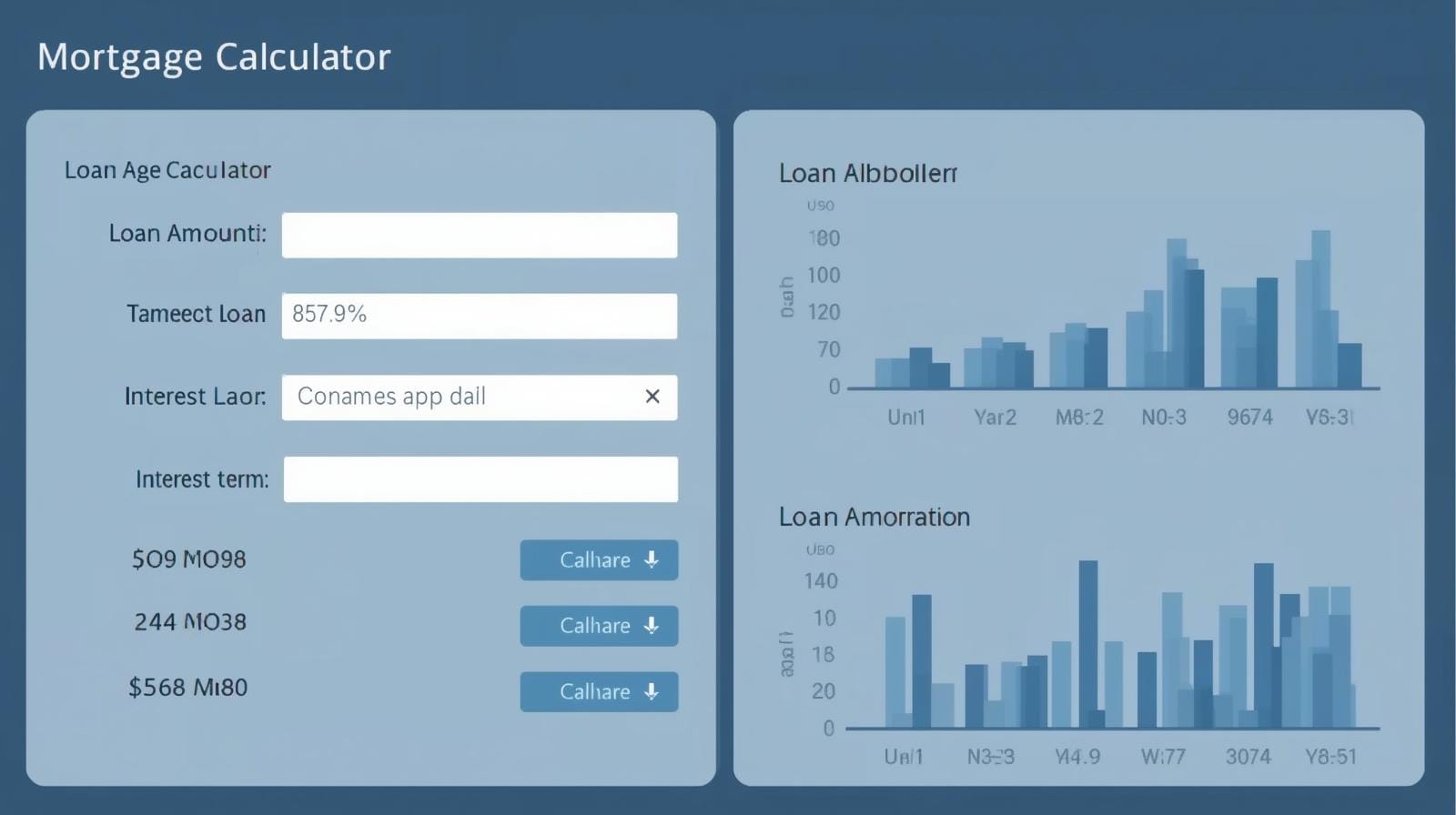 Mortgage Calculator Tool – Easy Online Loan Calculator for Home, Car & Personal Loans